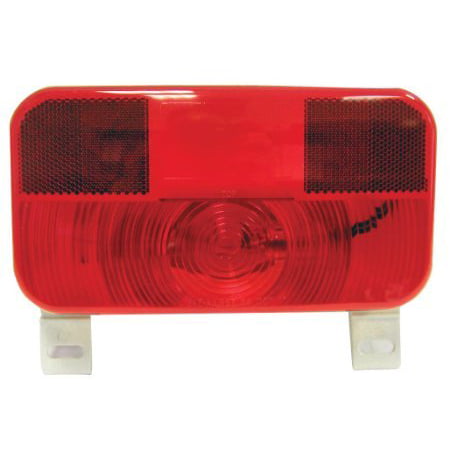 Model# V840L 4.76in. With License Light Peterson Manufacturing Piranha Square LED Stop/Turn/Tail Trailer Light 